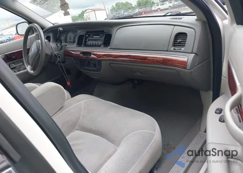 2002 Mercury Grand Marquis Gs from USA, damaged, VIN 2MEFM74W22X658668